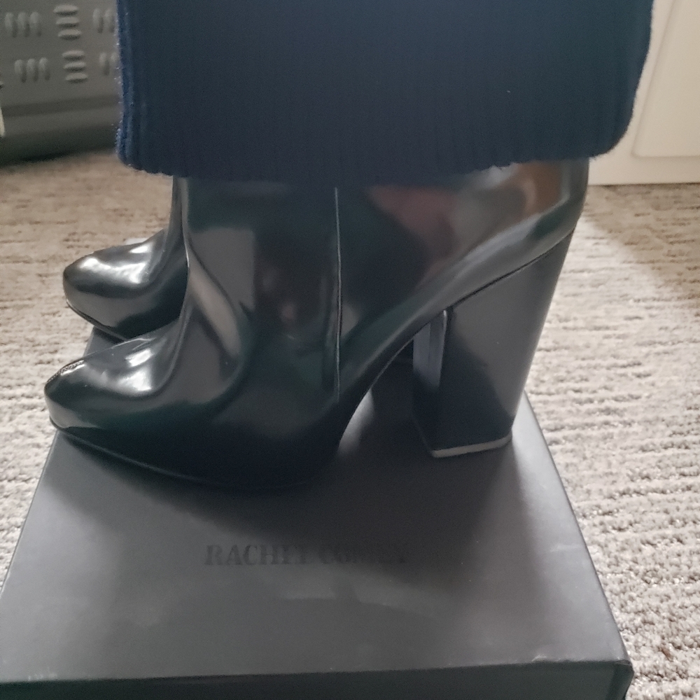 Anthropologie Rachel Comey Colton Black Booties size 8.5 Used Only Once w/ box